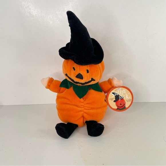 Smilin Jack Vintage Exclusive to Sears Pumpkin Plush Halloween Decor - Picture 6 of 15